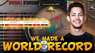 UNBELIEVABLE WORLD RECORD IN FREE FIRE ESPORTS   Pahadi Gamer ft OG Elite [upl. by Klos586]