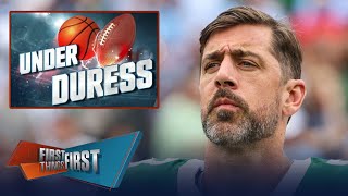 Aaron Rodgers highlights Brous Under Duress list of Week 5  NFL  FIRST THINGS FIRST [upl. by Hultin]