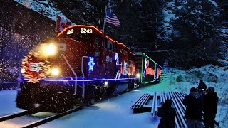 Canadian Pacific Holiday Train 2022  Chasing It Down The Fraser Canyon with Live Band at Agassiz [upl. by Ardnazxela]