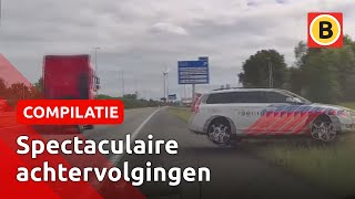 HEFTIGE ACHTERVOLGINGEN voor de POLITIE in 2023  Omroep Brabant [upl. by Troyes]