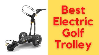 5 Best Electric Golf Trolley 2022  BEST ELECTRIC GOLF PUSH CARTS OF 2022 [upl. by Leirud]