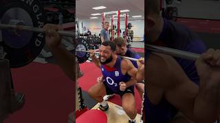 Ellis Genge squats 200kg 😳 [upl. by Adnohsor]