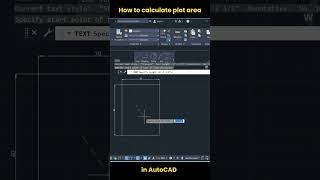 How to calculate plot area in AutoCAD shorts autocad [upl. by Suivart]