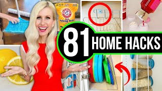 81 LIFE CHANGING HOME HACKS You NEED TO TRY NOW [upl. by Suoilenroc]