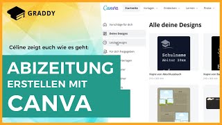 Abizeitung erstellen mit Canva  Céline erklärt es euch [upl. by Ephrayim484]