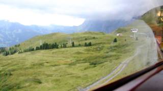 Wengernalpbahn  Kleine Scheidegg  Grindelwald 12 [upl. by Eisnil]