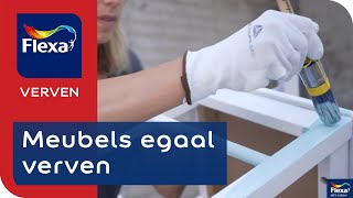 Meubels verven tips voor een egaal resultaat  Flexa [upl. by Volin]