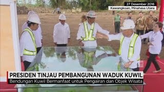 Jokowi Tinjau Pembangunan Waduk Kuwil [upl. by Yevol304]