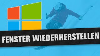 Fenster außerhalb des Dektops wiederherstellen Tutorial Windows 10 [upl. by Addia]