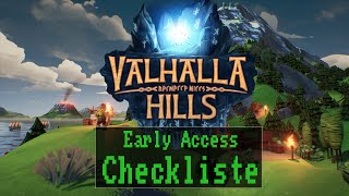 Checkliste Valhalla Hills  Early Access Preview  Deutsch  German [upl. by Eilrahc]