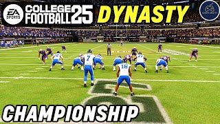 College Football 25 Dynasty Mode Part 50 NATIONAL CHAMPIONSHIP [upl. by Claudette]