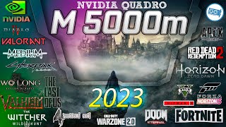 Nvidia Quadro M 5000m in 30 GAMES  in 2023 [upl. by Alexandra]