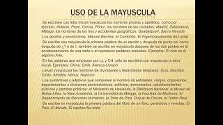 Las mayusculas [upl. by Ricky741]