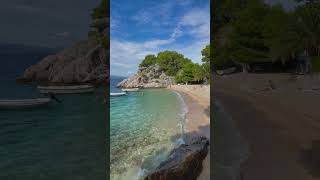 MAKARSKA RIVIERA CROATIA travel beach summer waves [upl. by Dorise]