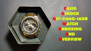 Casio GShock GSteel GSTS100G1ADR Watch Overview [upl. by Karrie496]