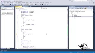 Add Methods amp Constructors in a C Net Class Diagram VS 2013  Video [upl. by Aihsenak]