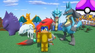 EL MEJOR EQUIPO POKEMON NIVEL 100 DEL MUNDO 😱  PIXELMON ONLINE MINECRAFT POKEMON MOD 1102 [upl. by Ennaeirrac]