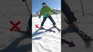 Why people struggle to parallel ski Remember skis first torso after  not the other way around ⛷️ [upl. by Nashner]