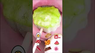 ASMR Eating Emoji Food ChallengeSatisfying Eating Sounds먹방 shorts mukbang eatingsounds food [upl. by Swanson]