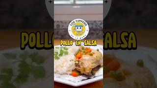 POLLO EN SALSA🍗 receta recetasfaciles lostuppersdelamama recetaviral [upl. by Bock]