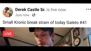 Derek Derkie Castle and Bo White Facebook Live 61424 Small Kronic break strain of today Galeto 41 [upl. by Thaine]