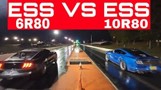 ESS Supercharged 2016 Mustang GT 6R80 Hits a New PB at the Dragstrip [upl. by Adnorat]