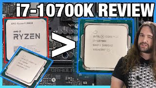 Hard to Justify Intel Core i710700K CPU Review amp Benchmarks vs 3900X 3700X 10600K [upl. by Naitsirhc]