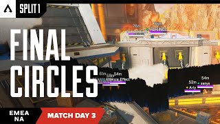 Final Circles  EMEANA Pro League Split 1 Match Day 3  Apex Legends [upl. by Nrubyar]