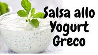 Salsa allo yogurt greco [upl. by Ennaehr]