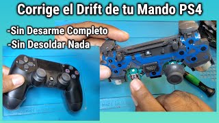 Como Corregir Drift Mando PS4 sin Desmontar Joystick  Método Efectivo [upl. by Merton]