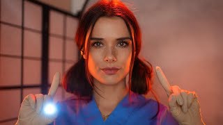 ASMR Caring Nurse Full Check Up  Triss  Concussion Eyes  Allergy Test Cranial Video for Sleep [upl. by Akihc]