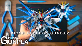 MGSD Freedom Gundam  Speed Build  Model Kit [upl. by Ysset]