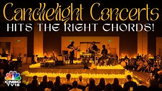 Candlelight Concerts India  The Instagram Phenomenon Illuminates Mumbai Delhi amp Faridabad  N18V [upl. by Beller]