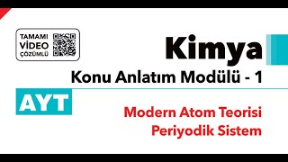 AYT KONU ANLATIM MODÜLÜ1 PERİYODİK SİSTEM KARMA TEST7 [upl. by Bathsheeb]