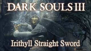 Irithyll Straight Sword Moveset Dark Souls 3 [upl. by Mohandas]