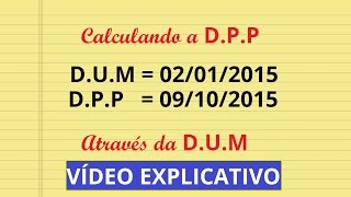 COMO CALCULAR A DATA PROVÁVEL DO PARTO SEM ERRO [upl. by Jacques]