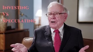 Warren Buffett Explains Investing vs Speculating [upl. by Alverta]