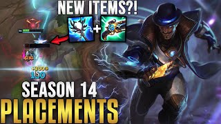 NEW ITEMS ON TWISTED FATE SEASON 14 PLACEMENTS WITH TWISTED FATE [upl. by Ellord]