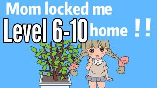 Mom Locked Me Home Day 6 7 8 9 10 Level Android iOS Walkthrough Solution Room Escape Game [upl. by Amy]