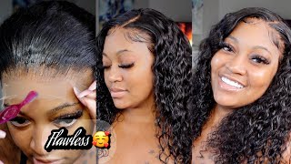 BEGINNER FRIENDLY😍 QUICK 16quot DEEP WAVE HD LACE FRONTAL WIG INSTALL ASTERIA HAIR [upl. by Akila]