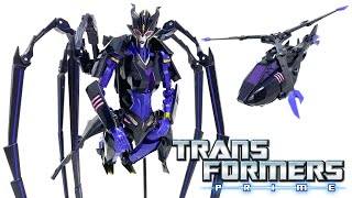 APC Toys NIGHT COUNTESS Transformers Prime AIRACHNID Review [upl. by Lyrad]