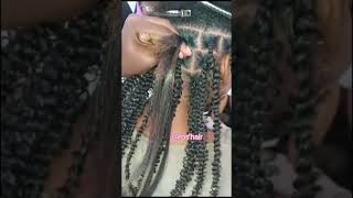 Hairstyles tresses africaine youtubeshorts braids coiffureadomicile hairstyle hair braidstyle [upl. by Nauh510]