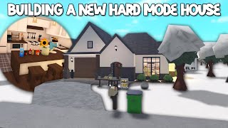 BUILDING A NEW NO GAMEPASS HOUSE IN BLOXBURG HARD MODE [upl. by Tupler140]