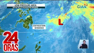 Lagay ng panahon ngayong weekend at update sa LPA sa Mindanao  24 Oras [upl. by Eniamrehc]