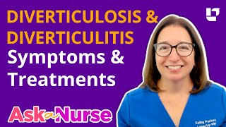 Diverticulosis amp Diverticulitis Symptoms amp Treatments  Ask A Nurse  LevelUpRN [upl. by Hurd465]