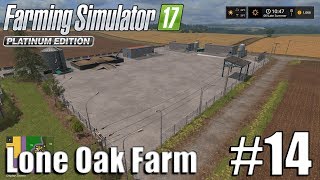 Farming Simulator 17  Lone Oak farm  Timelapse  14  Production Buildings [upl. by Yrolg]