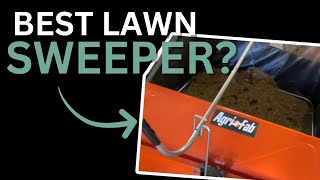 Never Rake Again The Agri Fab Lawn Sweeper For Fall Cleanup My Full Review [upl. by Eyatnod212]