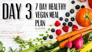 7 DAY HEALTHY VEGAN MEAL PLAN  DAY 3  Vegan Michele [upl. by Ennaecarg]