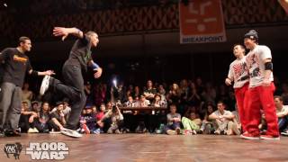 MELTING FORCE France vs OTOKOGI Japan  3on3 QuarterFinal  FLOOR WARS 2011 [upl. by Ennail]