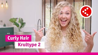 De beste verzorgingstips voor type 2 krullen  Curly Hair  Kruidvat [upl. by Evanthe]